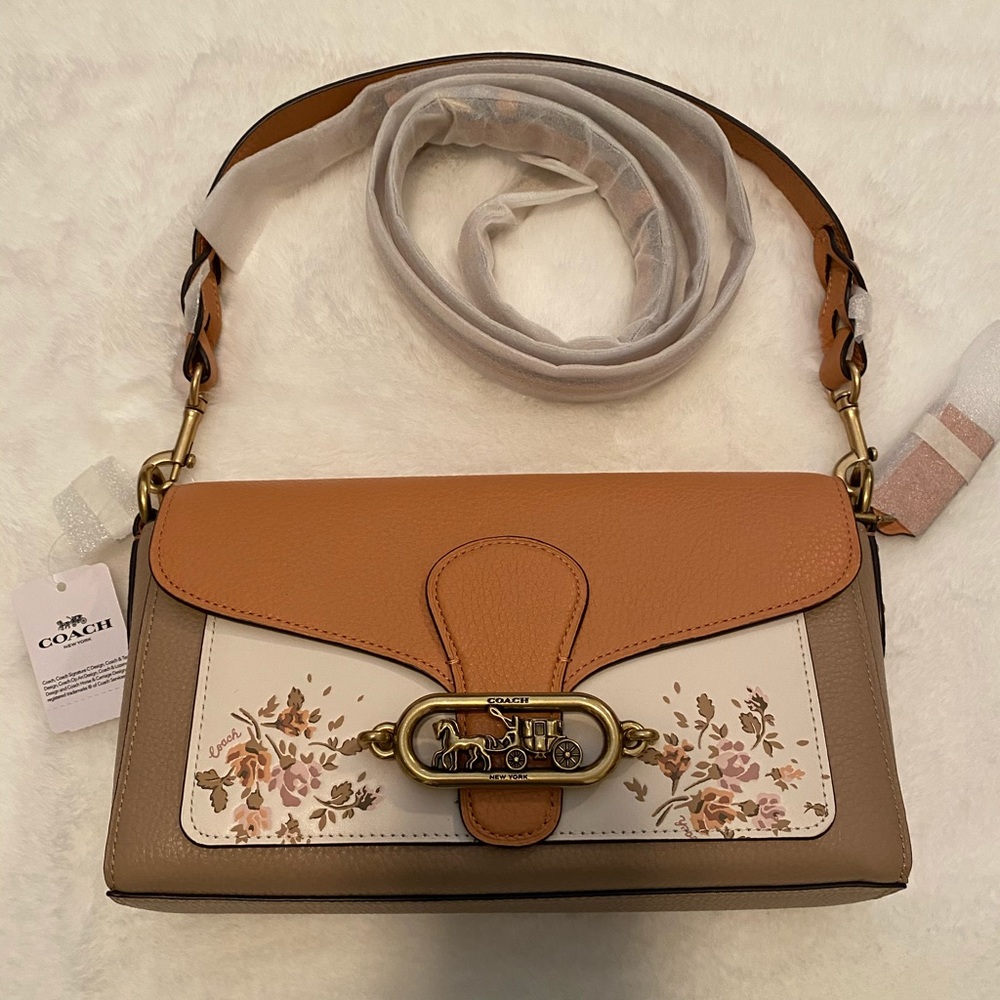 NWT Coach Jade shoulder bag with floral print